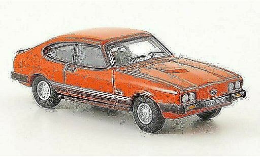 Ford Capri Laser 1/76 Oxford MkIII rot modellautos
