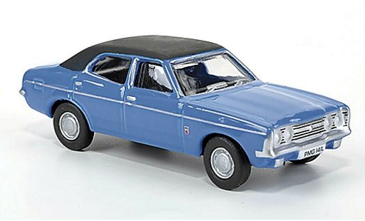 Ford Cortina MK3 1/76 Oxford MkIII blau/schwarz 1977 modellautos
