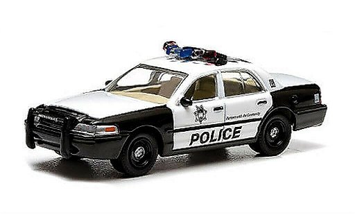 Ford Crown Police Interceptor 1/64 Greenlight Victoria Las Vegas Metro The Hangover modellautos