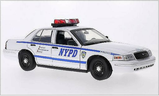 Ford Crown Police Interceptor 1/18 Greenlight Victoria NYPD 2001 modellautos