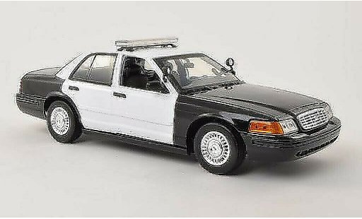 Ford Crown Police Interceptor 1/18 Motormax Victoria weiss/schwarz Polizei (USA) modellautos