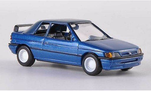 Ford Escort Berline 1/87 Busch Cabrio geschlossen petrol 1991 modellautos