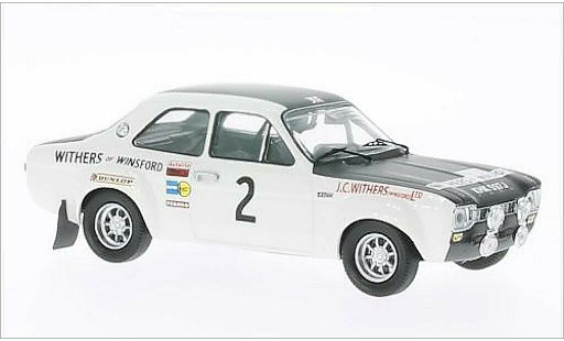 Ford Escort MK1 1/43 Trofeu I 1600 No.2 Withers of Winsford Rallye Manx 1971 /H.Liddon modellautos