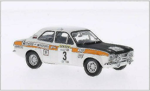 Ford Escort MK1 1/43 Trofeu MK I 1600TC RHD No.3 Withers of Winsford Rallye WM Rallye Portugal 1971 /H.Lindon modellautos