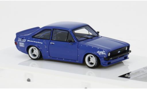 Modellautos Ford Escort MK II Pandem blau 1/64 INNO64