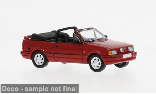 Ford Escort 1/87 PCX87 MK IV Cabriolet rot 1986 1:87 modellautos