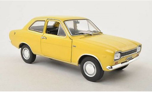 Ford Escort 1300 GT 1/24 WhiteBox MKI gelb 1969 modellautos