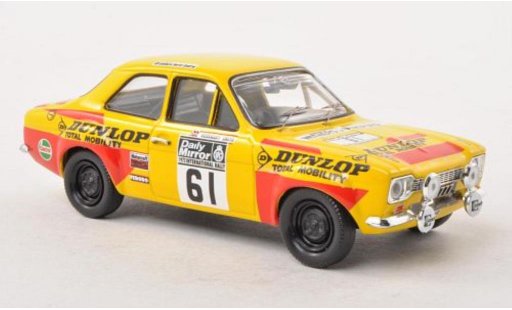 Ford Escort MK1 1/43 Trofeu MkI 1600 No.61 Dunlop R.A.C.Rally 1972 /P.Gullick modellautos