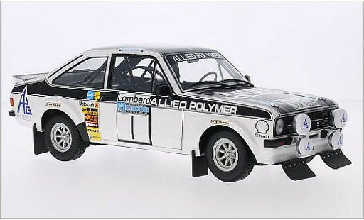 Ford Escort Rally 1/18 Minichamps MKII 1800 No.1 Allied Polymer Rallye WM RAC Rallye 1975 /H.Liddon modellautos