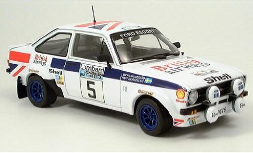 Modellautos Ford Escort 1/18 Sun Star RS 1800 #5 1:18 Ford Escort 1/18 Sun Star RS 1800 #5 1:18 modellautos