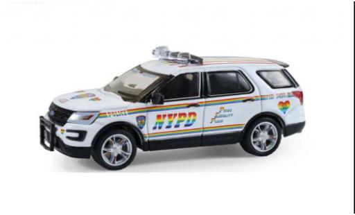 Ford Explorer 1/64 Greenlight 2016 NYPD 1:64 modellautos