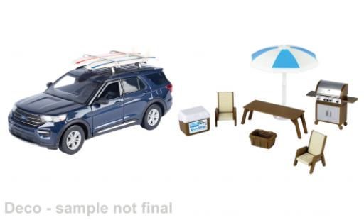 Ford Explorer 1/24 Motormax XLT blau 2022 1:24 modellautos