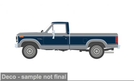 Modellautos Ford F-1 50 Ranger XLT Short Bed silber/blau 1980 1/64 IXO America