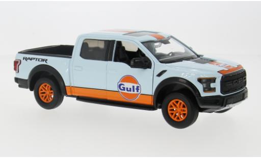 Ford F-1 1/24 Motormax 50 Raptor 2017 Gulf 1:24 modellautos