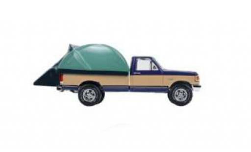Ford F-1 1/64 Greenlight 50 XLT blau/beige 1987 1:64 modellautos
