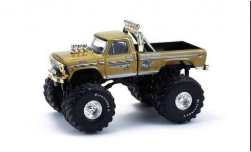 Ford F-250 1/64 Greenlight gold 1987 Kings of Crunch 1:64 modellautos