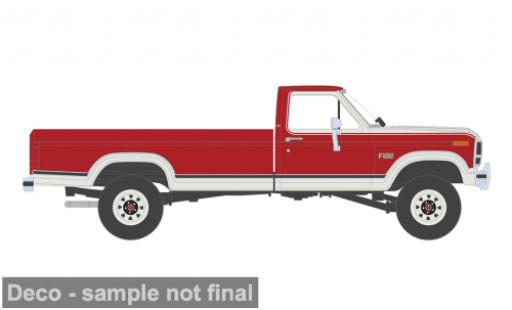 Ford F-250 1/64 IXO America XLT Lariat rot/weiss 1984 1:64 modellautos