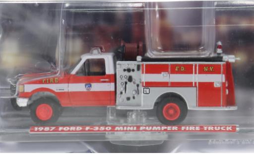 Ford F-350 1/64 Greenlight 1987 FDNY 1:64 modellautos