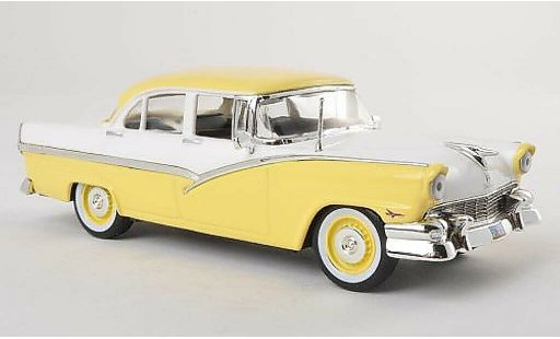 Ford Fairline Berline 1/43 WhiteBox gelb/weiss 1956 modellautos
