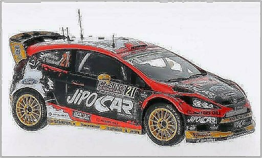 Ford Fiesta WRC 1/43 Spark No.21 Czech National Team Jipocar Rallye Monte-Carlo 2015 /J.Tomanek modellautos