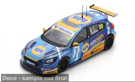 Ford Focus 1/43 Spark BTCC 2025 #116 A.Sutton 1:43 modellautos
