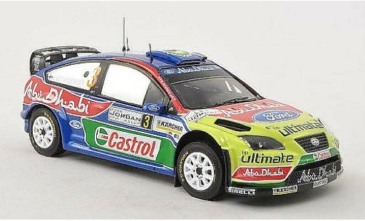 Ford Focus RS 1/43 IXO 07 WRC No.3 Rally Jordanien 2008 /J.Lehtinen modellautos