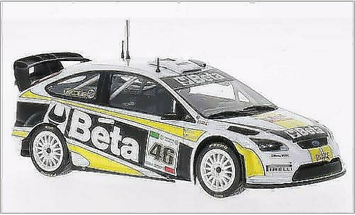 Ford Focus RS 1/43 Minichamps WRC No.46 M-Sport Beta WRC Rallye Monza 2008 /C.Cassina modellautos