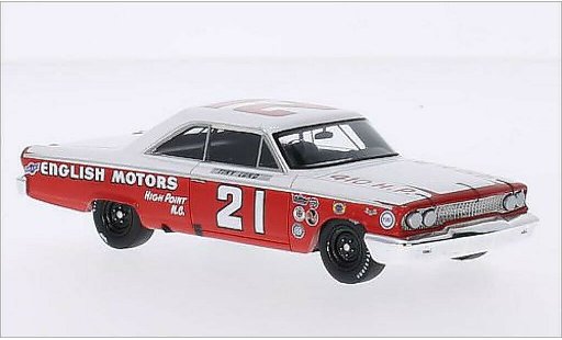 Ford Galaxy Berline 1/43 Spark No.21 English Motors Daytona 500 1963 modellautos