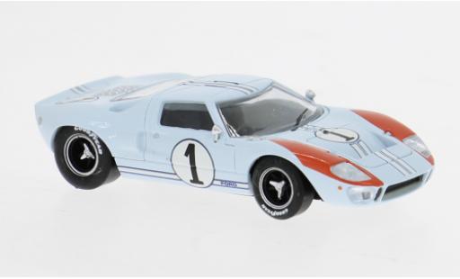 Modellautos Ford GT40 GT 40 Le Mans 1966 #1 K.Miles/D.Hulme 1/87 Brekina