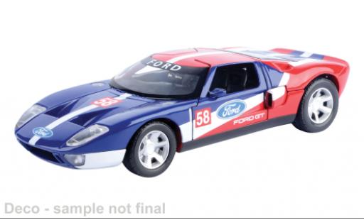 Ford GT 1/24 Motormax Concept blau/rot 1:24 modellautos