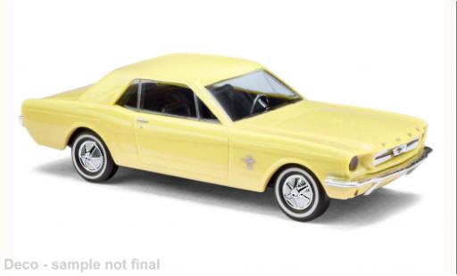 Ford Mustang 1/87 Busch gelb 1964 1:87 modellautos