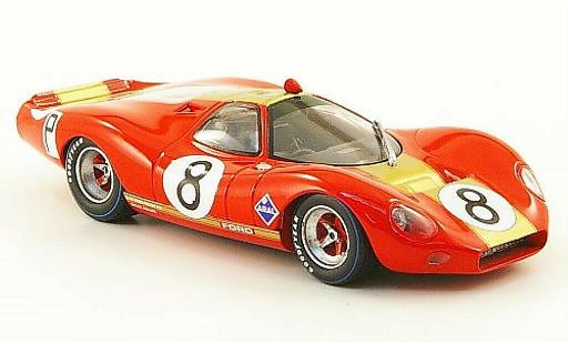 Ford P68 Alan Mann 1/43 Minichamps F3L No.8 Racing Irwin/Rodriguez 1000 Km Nurburgring 1968 modellautos