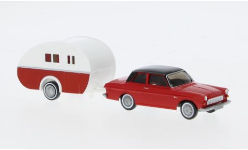 Ford Taunus 1/87 Wiking 12M rot modellautos