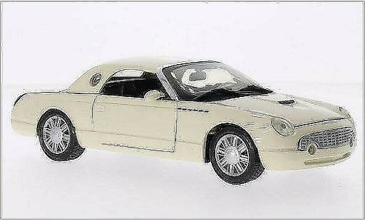 Ford Thunderbird Retro 1/24 Motormax Hardtop beige 2002 modellautos