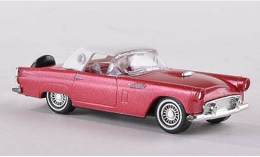 Ford Thunderbird Two-Seater 1/87 Busch Hardtop rot 1956 modellautos