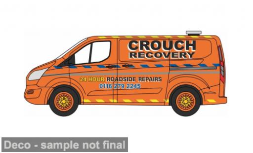 Modellautos Ford Transit Custom orange Crouch Recovery 1/76 Oxford