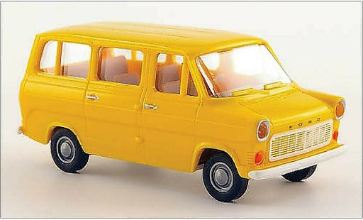 Ford Transit Kastenwagen 1/87 Brekina IIb gelb 1970 modellautos