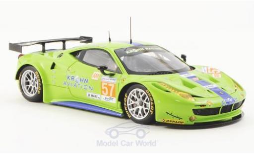 Modellautos Ferrari 458 Italia GT2 1/43 Fujimi Italia GT2 No.57 Krohn Racing 24h Le Mans 2012 Ferrari 458 Italia GT2 1/43 Fujimi Italia GT2 No.57 Krohn Racing 24h Le Mans 2012 modellautos