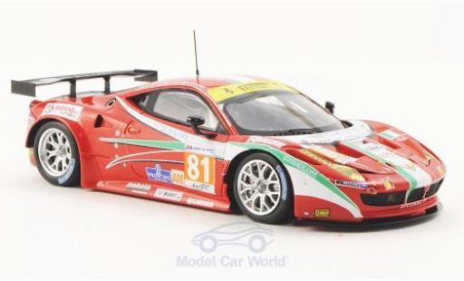 Modellautos Ferrari 458 Italia GT2 1/43 Fujimi Italia GT2 No.81 AF Corse 24h Le Mans 2012 Ferrari 458 Italia GT2 1/43 Fujimi Italia GT2 No.81 AF Corse 24h Le Mans 2012 modellautos