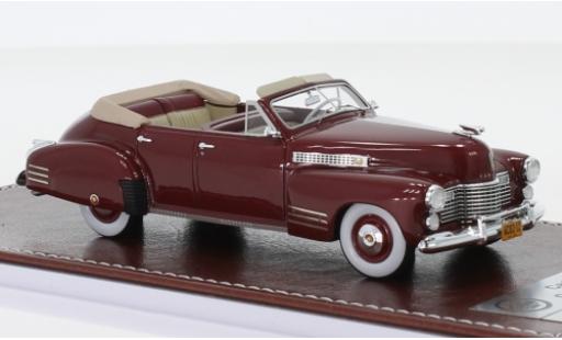 Modellautos Cadillac Series 62 1/43 GIM   Great Iconic Models Cabrio Sedan mettalic rot 1941 Cadillac Series 62 1/43 GIM   Great Iconic Models Cabrio Sedan mettalic rot 1941 modellautos