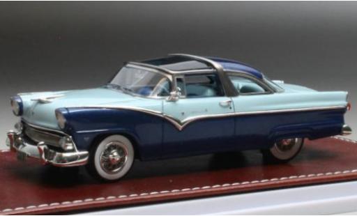 Modellautos Ford Fairlane 1/43 GIM   Great Iconic Models GIM - Great Iconic Models Crown Victoria mettalic bleu foncé/bleu clair 1955 Ford Fairlane 1/43 GIM   Great Iconic Models GIM - Great Iconic Models Crown Victoria mettalic bleu foncé/bleu clair 1955 modellautos