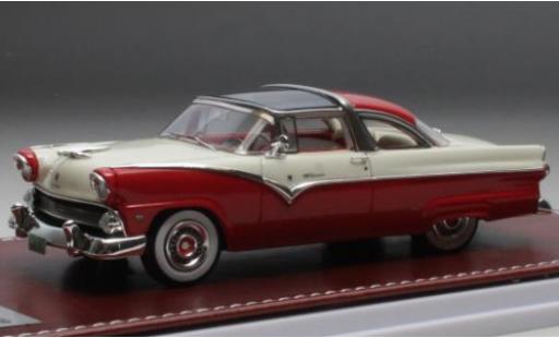 Modellautos Ford Fairlane 1/43 GIM   Great Iconic Models GIM - Great Iconic Models Crown Victoria mettalic rouge/blanche 1955 Ford Fairlane 1/43 GIM   Great Iconic Models GIM - Great Iconic Models Crown Victoria mettalic rouge/blanche 1955 modellautos