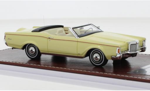 Modellautos Lincoln Mark 1/43 GIM   Great Iconic Models III Cabrio gelb 1971 Lincoln Mark 1/43 GIM   Great Iconic Models III Cabrio gelb 1971 modellautos
