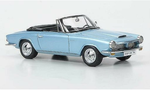 Glas 1300 GT Cabriolet 1/43 Neo Cabrio blau 1966 modellautos