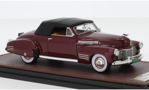 Modellautos Cadillac Series 62 1/43 GLM Cabrio Coupe mettalic rot 1941 Cadillac Series 62 1/43 GLM Cabrio Coupe mettalic rot 1941 modellautos