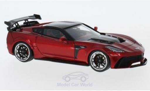 Chevrolet Corvette C7 1/43 GLM Widebody DarwinPRO Black Sails mettalic rot 2016 modellautos