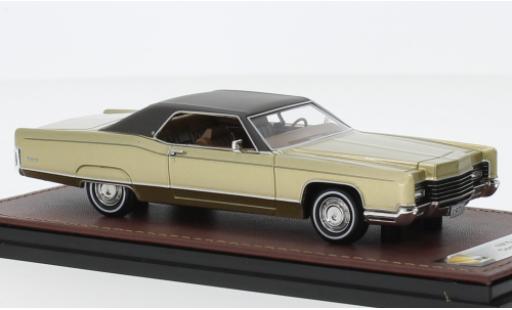 Modellautos Lincoln Continental 1/43 GLM Coupe metallise beige/brun 1970 Lincoln Continental 1/43 GLM Coupe metallise beige/brun 1970 modellautos