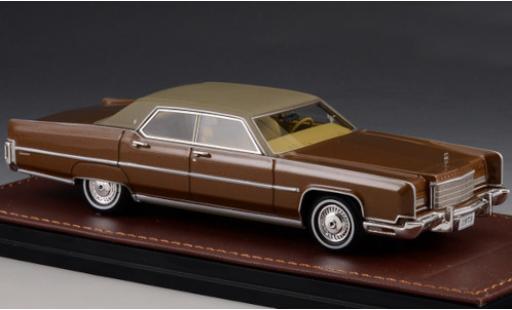 Modellautos Lincoln Continental 1/43 GLM Town Car mettalic braun/matt-beige 1973 Lincoln Continental 1/43 GLM Town Car mettalic braun/matt-beige 1973 modellautos