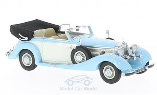 Mercedes 540 1/43 GLM K Cabriolet B blau/weiss RHD 1937 offen modellautos