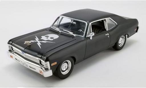 Chevrolet Nova 1/18 GMP Tuning matt-schwarz/Dekor Death Proof 1971 modellautos